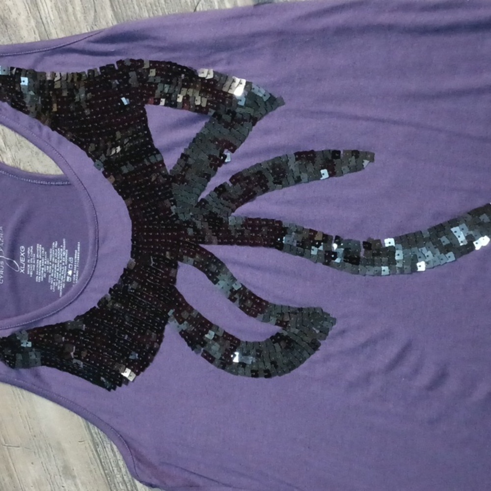 Miley Cyrus & Max Azria Racerback Tank Top - Picture 3 of 5